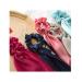 10pcs Silk Hair Scarf Scrunchies with Long Tails - Satin Bow Ponytail Holder for Women - Buy Online on SooperMarket.com