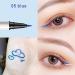 KAIQIKAIXI Blue Waterproof Liquid Eyeliner - Felt Tip for Eyes, Brows, Lashes & Body - Multi-Purpose Pen - Buy Online on SooperMarket.com
