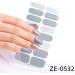 20 Pcs Semi Cured Gel Nail Strips With Soft Glossy Gel Finish Long Lasting Nail Wraps Glitter Gel Nail Stickers Convenient And Easy To Use Nail Sticker Ze0531 - Buy Online on SooperMarket.com