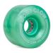Bont Skates - Glow Light Up LED Quad Roller Skate Wheels - Luminous Recreational Street Outdoor Skating - 62x35mm 83A - Pack of 4 (Misty Teal)
