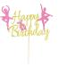 Arthsdite 1Pc Ballet Happy Birthday Cake Topper Ballerina Girl Dancing Cake Supplies Ballerina Girl's Birthday Party Decorations Ballet Dancer Cake Topper M - Buy Online on SooperMarket.com