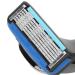 Manual Shaver for Men - Waterproof Six-Blade Portable Shaver for Office Use (Black) - Buy Online on SooperMarket.com