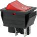 Baomain Red Light DPST ON/Off Boat Rocker Switch 16A/250V UL TUV Listed - 1 Pack - Buy Online on SooperMarket.com