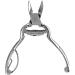 MUNEFE Stainless Steel Cuticle Nipper Only Spring Toe Finger Cuticle Nipper Manicure Clipper for Adult Pedicure - Buy Online on SooperMarket.com