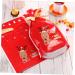 ORFOFE 10pcs Gingerbread Bags Elk Candy Bag Drawstring Bags for Candy Packing Bag Snowflake Crisp - Buy Online on SooperMarket.com