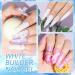 MIZHSE White Non-Stick Builder Gel for DIY Nail Extensions - Lamp Cure Required - Buy Online on SooperMarket.com