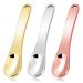WLLHYF Mini Metal Makeup Spatula Skin Care Cosmetic Spoon Reusable Applicator Beauty Scoop for Facial Cosmetic for Face Mask Cream Lotions Moisturizers 1 Gold+1 Silver+1 Rose gold