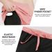 TENJOY Men's 2 in 1 Running Shorts - Quick Dry Gym Athletic Workout Shorts in Light Pink - Medium Size - Buy Online on SooperMarket.com