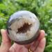 for Top Natural Stones Druzy Agate Crystals geode Home Decoration Agate with druzy Open Sphere crysral Cluster an Amethyst ABUZIV (Size : 70-75mm) - Buy Online on SooperMarket.com
