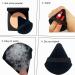 12Pcs Velvety Triangle Powder Puff Set for Flawless Makeup Application - Buy Online on SooperMarket.com