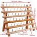 BAENRCY 2-Pack Wooden Thread Holder Sewing and Embroidery Thread Rack - 60-Spool Organizer with Hook - Buy Online on SooperMarket.com
