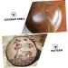 HOMSFOU 3 Pcs Coconut Shell Dishes Dessert Bowls Ice Cream Bowls Food Bowl Snack Bowls Nuts Bowl Cereal Bowl Sundae Cups Desktop Decor Shell Bowl Wooden Salad Bowl Coconut Bowl Spoon Candy 15X7CMx3pcs As Shownx3pcs - Buy Online on SooperMarket.com