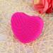 Silicone gloves brush accessories heart shape silicone makeup brush detergent brush for cosmetic washing(Rose) - Buy Online on SooperMarket.com