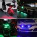 LECART 6 Pcs Rechargeable LED Aircraft Strobe Lights | 7 Colors Anti Collision Light for Motorcycle, Car, E-Bike, Drone, RC Boat, Bicycle - Buy Online on SooperMarket.com