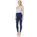 SOFTSAIL Maternity Leggings Pregnancy Pants Cotton Trousers with Belly Support Over Bump High Waisted Stretchy Soft Women Maternity Clothes Pregnancy Wear 16 Navy