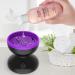 Electric Makeup Brush Cleaner Set - Automatic Spinner, Cleaning Mat - Christmas Gift for Her - Purple - Buy Online on SooperMarket.com