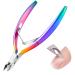 Nail tongs for precision pedicure - Dr.Mode Premium skin tongs sharp and smooth cut nail scissors for tooth and fingernails - stainless steel laser