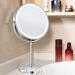 jumbans 1Set 10X LED Mirror Rechargeable Make Up Mirror Magnification Cosmetic Mirror 2 Side Brightness with 3 Colors C - Buy Online on SooperMarket.com