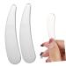 BELLIFFY 2pcs Cosmetic Spatula Make up Spatula Tool Makeup Spatulas Facial Spatula Cream Rod Stainless Steel