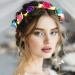 Zoestar Light Up Flower Crown Headband LED Hair Wreath Headbands Bridal Floral Headpiece Festival Party Hair Accessories for Women and Girls (Colorful Standard Size) - Buy Online on SooperMarket.com