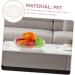 Anneome Kitchen Dried Serving Bowl Dessert Plastic Container Candy Fruit Household Food Storage Reusable 23.5X23.5X6CM White - Buy Online on SooperMarket.com