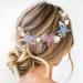 Brishow Starfish Bride Wedding Hair Vine Shell Bridal Hair Accessories Pearl Beach Wedding Headband Mermaid Hair Piece for Women and Girls