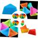 MAGICLULU 20pcs Triangle Muffin Cup Candle Molds Paper Cups Silicone Molds DIY Baking Mold Silicone Cake Molds Muffin Cake Mold Muffin Cupcake Mold Mini Silica Gel Baking Cup - Buy Online on SooperMarket.com