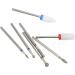 Acrylic Gel Nail Bit Kit Cuticle Remover Ceramic Nail Drill Bits Set Manicure Pedicure for Salon - Buy Online on SooperMarket.com