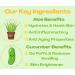 Organic Aloe & Cucumber Eye Gel Masks - De-Puff & Soothe Tired Eyes Hydrate Dark Circles Anti-Aging All Natural 30 Pairs - Buy Online on SooperMarket.com