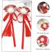 ibasenice 3 Pairs Children's Hairpin Butterfly Hair Clips Chinese New Year Hair Clips Hair Clip Accessories Polymer Clay Cane Styling Hair Clips Decor Red Fabric Ribbon Woman Chinese Style - Buy Online on SooperMarket.com
