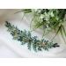 Denifery Emerald Green Wedding Hair Vine | Bridal Gold Headpiece & Jewelry - Buy Online on SooperMarket.com