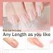 Poly Nail Gel Kit With Lamp UV 3 Color Nail Builder Gel Full Set With Chrome Nail Powder Poly Nail Extension Gel For Beginner False Nail Crystal Gels Enhancement For Women Gift (ClearWhitePink) - Buy Online on SooperMarket.com