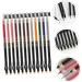 Mikinona 12pcs Lip Liner Eyeliner Waterproof Eyebrow Pencil Eyebrow Liner Plastic Makeup Pen Water Proof - Buy Online on SooperMarket.com