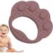 VESONE Dunkelpink Silicone Bite Rings for Babies & Toddlers - Food-Safe Sensory Toys Paw-Shaped Teething Tools - Buy Online on SooperMarket.com