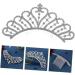 WOFASHPURET Crown Side Hair Comb Hair Side Comb Hair Topper Hair Barrettes for Women Rhinestone Hair Comb Hair Accessories for Women Wedding Women Crown Hairpiece Tiara Alloy Hair up Girl Miss - Buy Online on SooperMarket.com