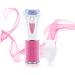 Smooth Glide Epilator for Women  Portable Electric Facial Hair Removal for Women Epilator Cordless  Peach Fuzz Remover for Women Face Sensitive Skin for Bikini  Face  Arm  Legs  Armpits