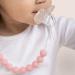 Premium Silicone Pacifier Clip | Safe & Secure Binky Toy Holder | Pink Unisex Design for Babies & Toddlers | Center Coast Collections - Buy Online on SooperMarket.com