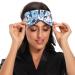 Sleep Mask Cute Dogs Blue Breathable Comfortable to Weighted Sleeping for Women Man Kids Conforms to Eye Contour Shape Adjustable Elastic Strap - Buy Online on SooperMarket.com