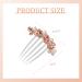 DHWEKU Rhinestone Hair Comb Hair Accessories Comb 3 Pieces Butterflies and Flowers Hair Comb with Rhinestones 3 Colours Bridal Hair Accessories Hair Side Comb for Women and Girls - Buy Online on SooperMarket.com