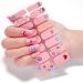 Buy Stick-On Nail Polish Stripes - Full & Half Hardened Gel Glitter & Marble Designs - ZE0242 | International Shipping Available - Buy Online on SooperMarket.com