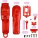 kawehiop Eye-catching Fluorescent Housing Shell Cover for 8148/8591/8504 Hair Clippers Enhanced Performance Red 1Set 1Set Red - Buy Online on SooperMarket.com