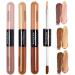 AQUAPURITY PHOERA Sculpt & Highlight Concealer Contour Foundation - Almond/Light - Buy Online on SooperMarket.com