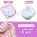 Nail Soaking Bowl Set for Gel Polish Remover & Cuticle Care - 2pcs Pink Soak Off Bowls with Tools - Buy Online on SooperMarket.com