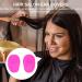KALLORY Hair Dye Ear Cover Earmuffs - 8PCS Black Pink - Salon & Home Hairdressing Accessory - Buy Online on SooperMarket.com