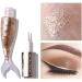 Go Ho Liquid Glitter Eyeliner Set - Metallic Shimmer Sliver Eyeshadow Liner - High Pigment Colored Eyeliner - Long Lasting Sparkling Makeup (Style A) - Buy Online on SooperMarket.com