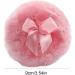 Toseky Furry Powder Puff Ultra Soft Round Makeup Powder Puff with Ribbon Bow Body Powder Applicator for Baby Kid Adult Makeup Tool for Home & Travel Pink - Buy Online on SooperMarket.com