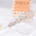 Bridal Rhinestone Crystal Tiara Crown - Rose Gold | Perfect for Wedding, Prom, Birthday, and Pageant Veil Headband - Buy Online on SooperMarket.com
