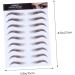 Beavorty 12 Pcs Eyebrow Stickers Tool Waterproof Makeup Imitation Eyebrow Make up Makeup Tools 4d - Buy Online on SooperMarket.com