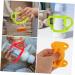 Vaguelly 4 Pcs Silicone Bottle Handle Milk Bottle Grips Bottle Grip Bottle Grip Milk Bottle Accessories Newborn Bottle Handle Silica Gel Silicone Soft Bottle 13.00X7.00X6.50CMx2pcs Assorted Colorx2pcs - Buy Online on SooperMarket.com