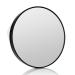 ALMOST FAMOUS 15x Magnifying Mirror with Suction Cup Backing  Compact and Travel Ready for Makeup Application  Tweezing  and Blackhead Removal - Black